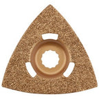 The Draper Carbide Rasp Triangle - APT250J, featuring a textured and coarse surface ideal for sanding or grinding, is the perfect addition to your Draper oscillating tool kit.