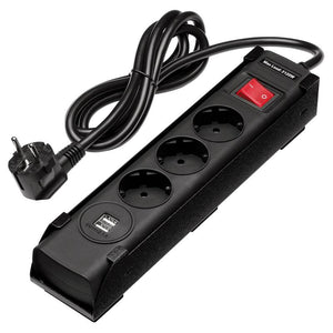 BUNKER® EU Power Strip with Magnetic Holder - AB1000-EUPSMH - DR-31712
