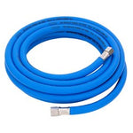 Draper High Visibility Hybrid Air Hose, 5m x 10mm, 1/4" BSP, Blue