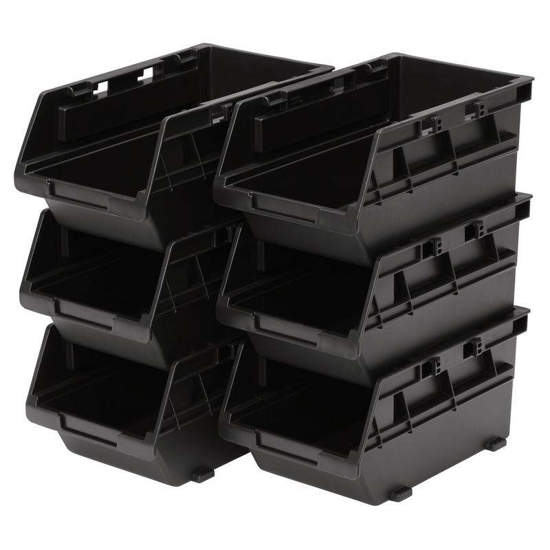 BUNKER® Load-Up Stack Storage Bin Set (6 Piece) - B600-SSBS6PK - DR-31773