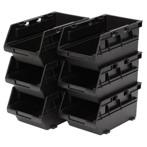 BUNKER® Load-Up Stack Storage Bin Set (6 Piece) - B600-SSBS6PK - DR-31773