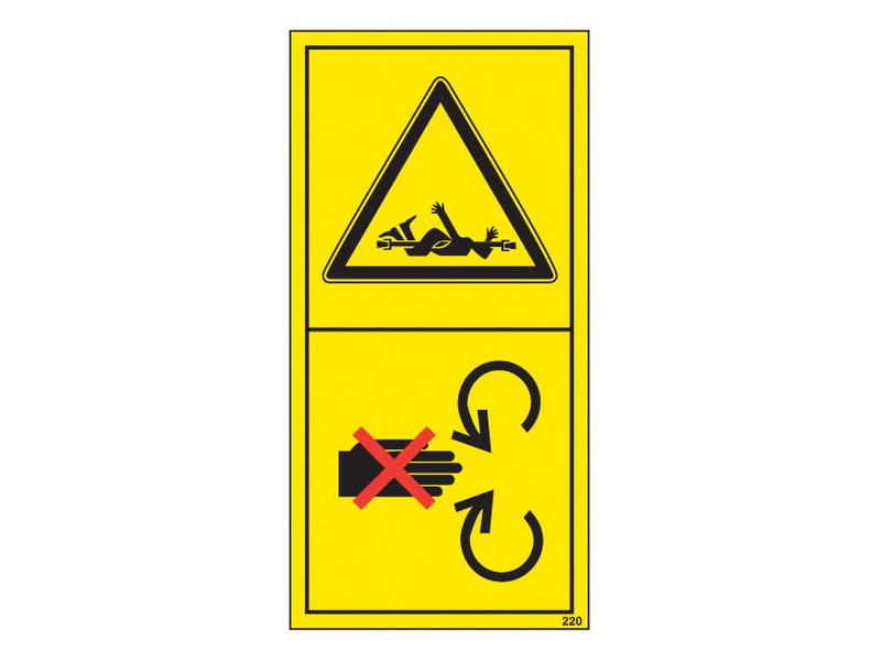 Sparex W/LABEL-SAFETY SHIELD 220 | S.3187 - Product Image 2