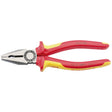 Draper Knipex 03 08 200Uksbe Vde Fully Insulated Combination Pliers, 200mm - 03 08 200 UKSBE - Farming Parts
