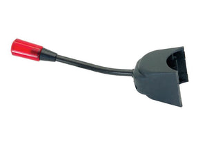 A Sparex Steering Column Light Switch adapter cable, black with a red end plug and a plastic connector on the other end, compatible with Hella products, designated under tariff code 8708991055. The product is listed as Sparex Part Number S.31935.