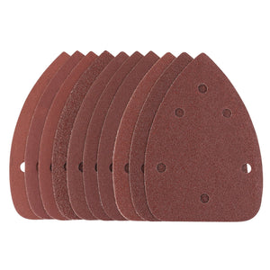 Draper Assorted Grit Hook And Loop Sander, 95 X 140 X 140mm (Pack Of 10) - APT140C - Farming Parts