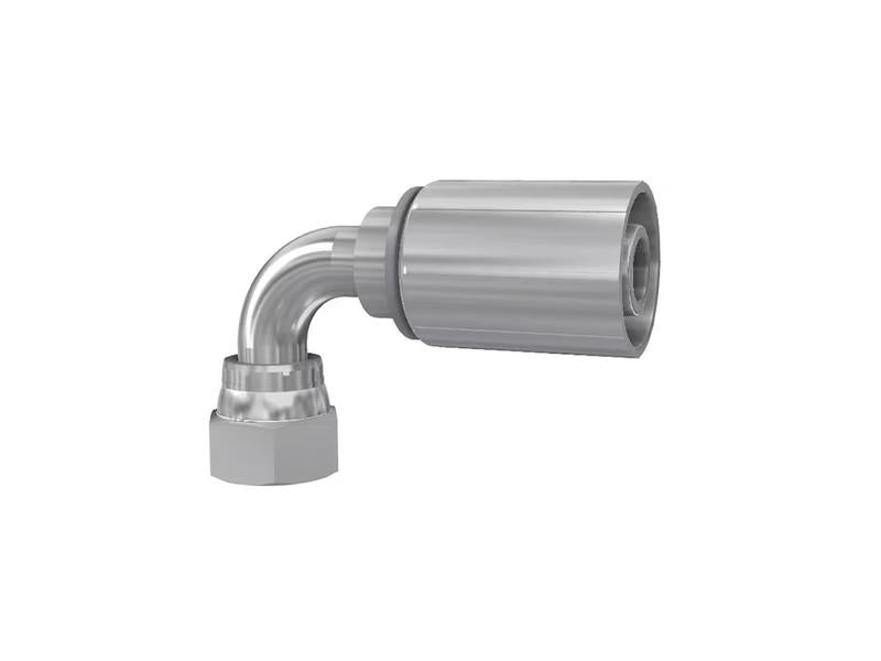 Parker JIC 37° Hose Insert 3/8'' x 7/8'' - 14TPI Female 90° Swept Swivel - Sparex Part No. S.3231406