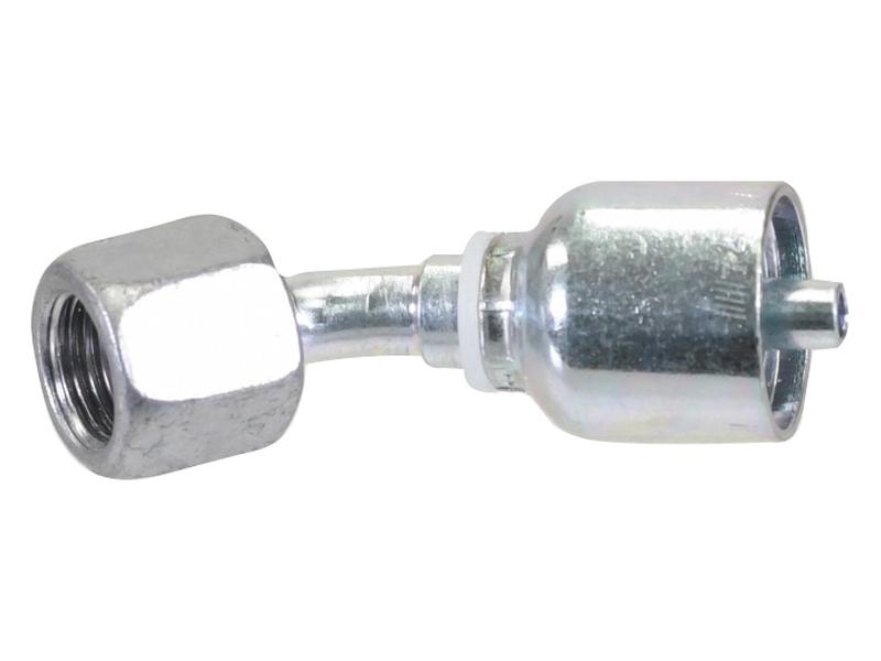 Parker JIC 37° Hose Insert 1/4" 9/16-18 Female 135° Swept Swivel - Sparex Part S.3240904