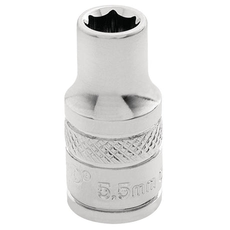 Draper Hi-Torq&#174; 6 Point Socket, 1/4" Sq. Dr., 5.5mm - B-MM/B - Farming Parts