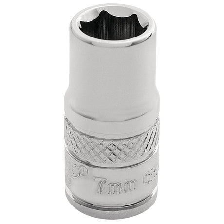 Draper Hi-Torq&#174; 6 Point Socket, 1/4" Sq. Dr., 7mm - B-MM/B - Farming Parts