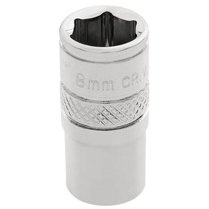 Draper Hi-Torq&#174; 6 Point Socket, 1/4" Sq. Dr., 8mm - B-MM/B - Farming Parts