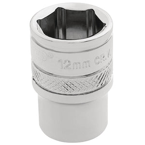 Draper Hi-Torq&#174; 6 Point Socket, 1/4" Sq. Dr., 12mm - B-MM/B - Farming Parts