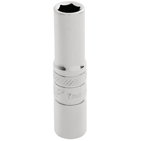 Draper Hi-Torq® 6 Point Deep Socket, 1/4" Sq. Dr., 7mm - BT-MM/B - Farming Parts