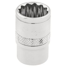Draper Hi-Torq® 12 Point Socket, 3/8" Sq. Dr., 13mm - D-MM/B - Farming Parts