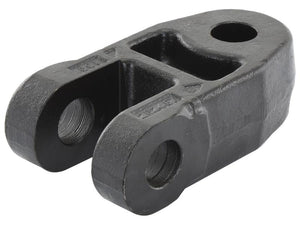 The image features a close-up of the Sparex Top Link Knuckle End - Cat. 2, also known by its part number S.32941. This black metal clevis has two holes at one end and a hollow, rectangular section in the middle designed to ensure compatibility with other Sparex components.