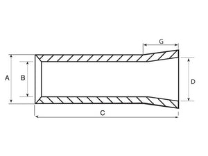 Sparex Loader Tine Bush - Ø38 x 110mm (Conus 1) | S.33083 - Product Image 2