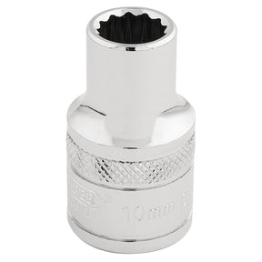 Draper Hi-Torq® 12 Point Socket, 1/2" Sq. Dr., 10mm - H-MM/B - Farming Parts