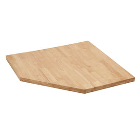 Draper Bunker® Modular Hardwood Worktop For Corner Cabinet, 865mm - MS400-RWC - Farming Parts
