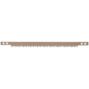 The Draper Hardpoint Bowsaw Blade, 300mm - B140 from Draper features evenly spaced teeth and two holes on each end for attachment.