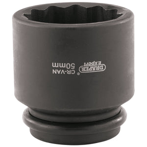 Draper Hub Nut Impact Socket, 3/4" Sq. Dr., 50mm - 411D-MM - Farming Parts