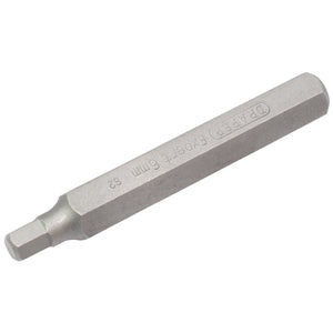 Hexagonal metal screwdriver bit with "Draper" and "YMH40/SC/B" engraved on its side, part of the Expert Quality Mechanic's Bit Sets.