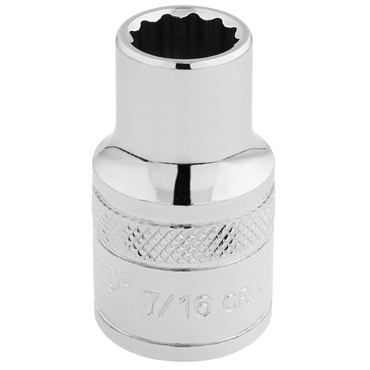 Draper Hi-Torq&#174; 12 Point Socket, 1/2" Sq. Dr., 7/16" - H-AF/B - Farming Parts