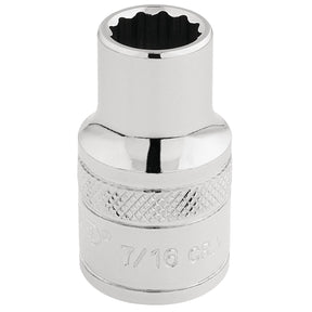 Draper Hi-Torq® 12 Point Socket, 1/2" Sq. Dr., 7/16" - H-AF/B - Farming Parts