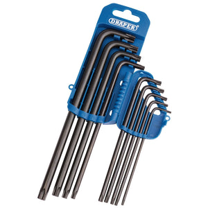 Draper Tx-Star&#174; Extra Long Key Set (9 Piece) - TX8L/9/B - Farming Parts