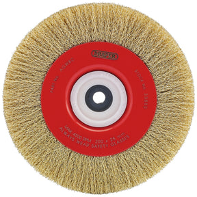 Draper Crimped Steel Wire Brushes, 200 X 25mm - AGW8C - Farming Parts