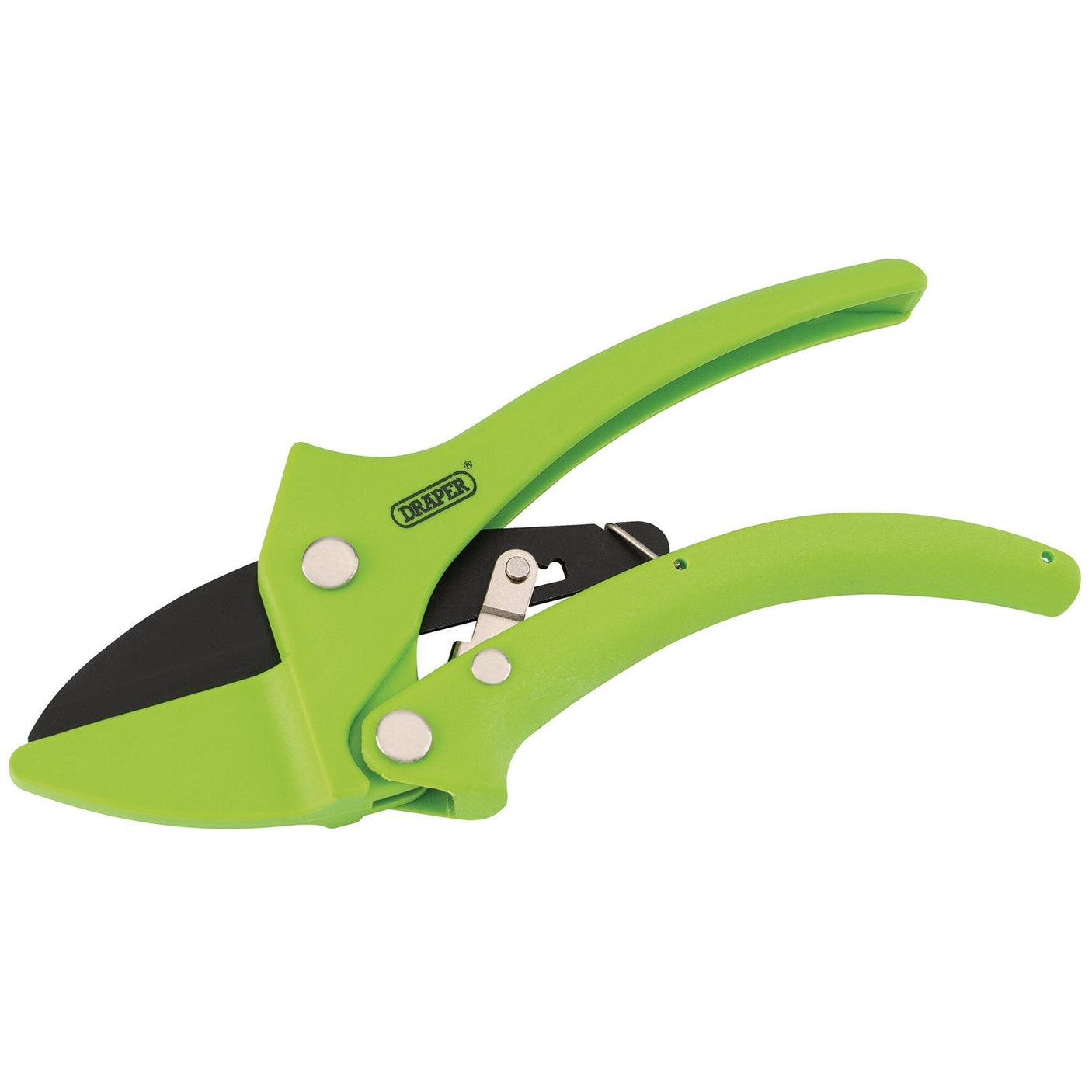 Draper Ratchet Action Anvil Pattern Secateurs, 190mm - G804 - Farming Parts