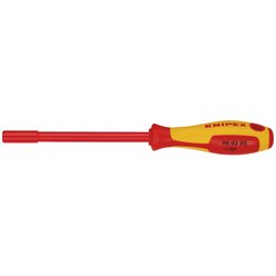 Knipex 98 03 05 Vde Insulated Nut Driver, 5.0 X 125Mm | 98 03 05