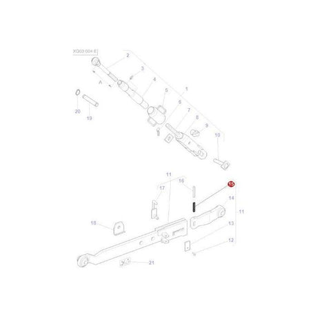 Massey Ferguson - Spring Locking - 491105M1 - Farming Parts