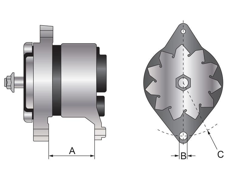 Mahle Alternator (Mahle) - 14V, 65 Amps [BRANDSAVE] | S.35967 - Product Image 5