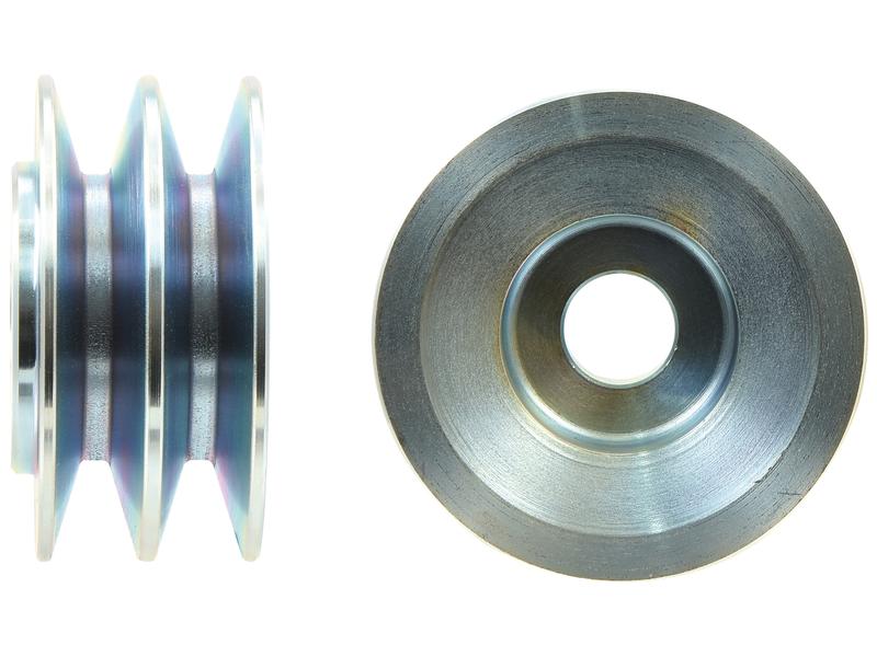 Alternator Pulley Double Groove 75mm OD for Iskra Units | S.35999