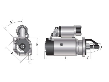 Mahle Starter Motor - 12V, 2.7Kw (Mahle) [BRANDSAVE] | S.36110 - Product Image 2