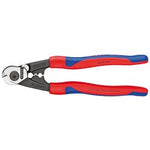 Draper Knipex 95 62 190 Forged Wire Rope Cutters With Heavy Duty Handles, 190mm - 95 62 190 - Farming Parts