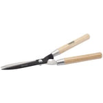 The Draper Straight Edge Garden Shears With Ash Handles, model GHS406SG, feature non-stick black metal blades and sturdy ash handles.