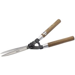 The Draper Garden Shears With Wave Edges And Ash Handles, 230mm - G1806G/HER feature sustainable ash timber handles and metal, non-stick wave-edged blades, ideal for trimming and shaping shrubs and bushes.