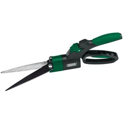 The Draper 360° Garden Shears, 320mm - 360SGG by Draper feature a trigger grip handle, precision ground stainless steel blades, and non-stick coated surfaces in green and black.