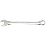 This Draper Imperial Combination Spanner, 1" - 8220AF, is crafted from durable chrome vanadium steel. It features an open end on one side and a closed, ratcheting end on the other. This Draper HI-TORQ tool is designed to meet DIN3113 specifications for professional use.