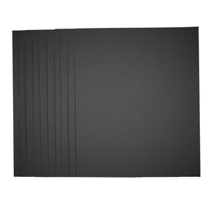 A pack of ten Draper Wet And Dry Sanding Sheets (230 x 280mm, 1500 Grit) arranged in a stack, with one sheet slightly pulled out from the rest.