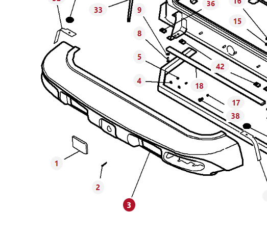 Massey Ferguson - Panel, Roof, Front - 3788205M93 - Farming Parts