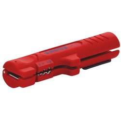 Knipex 16 64 125 Sb Stripping Tool For Flat And Round Cable, 125Mm | 16 64 125 Sb