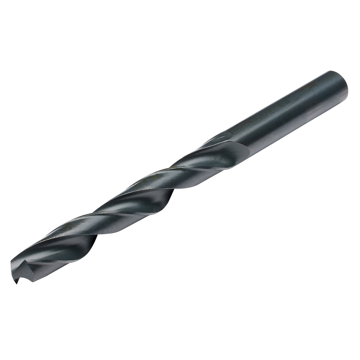 The Draper Hss Drill Bit, 11.0mm - H29MPB, by Draper, features a cylindrical shank and helical flutes, meeting DIN338 standards and designed for drilling holes in various materials.