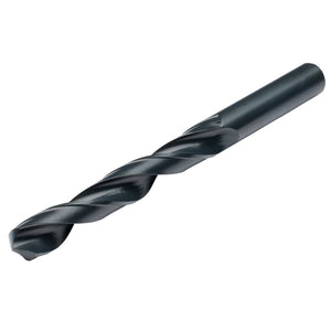 The Draper Hss Drill Bit, 13.0mm - H29MPB, features a cylindrical shank and spiraled cutting edges designed to meet ISO235/1 standards, making it ideal for creating holes in various materials.