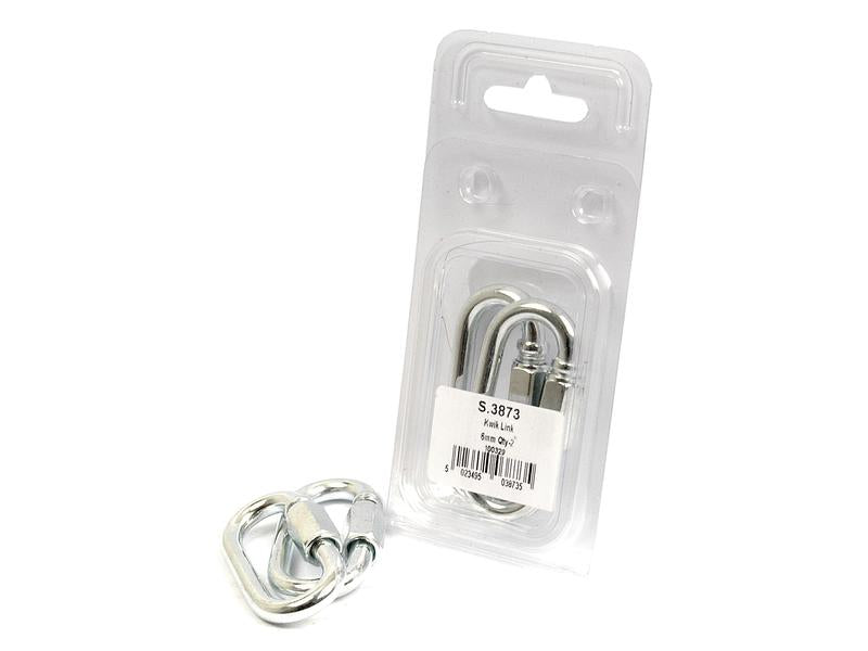Agripak Chain Quick Link Ø6 MM Heavy-Duty Connector - Sparex Part S.3873