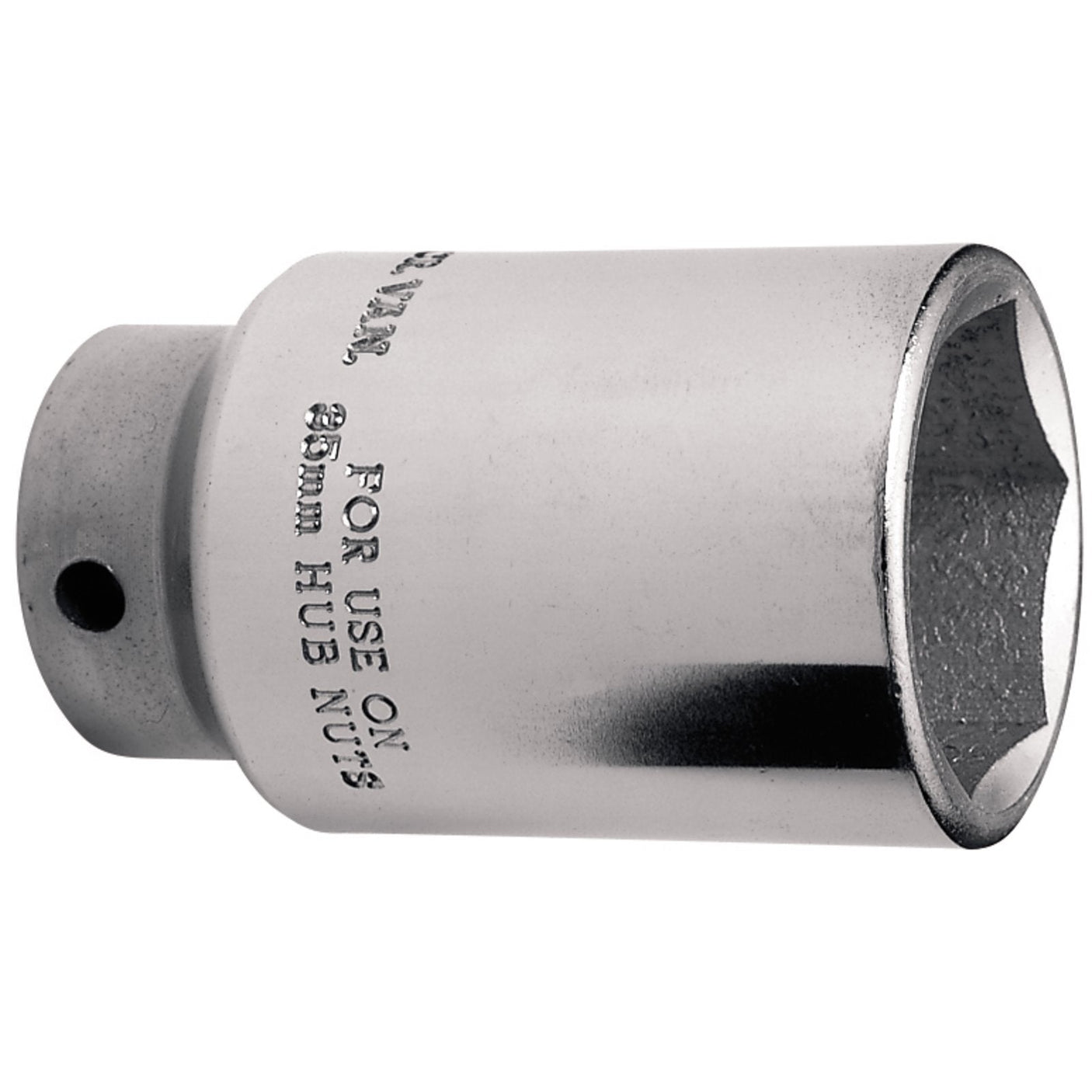 Draper Hub Nut Socket, 1/2" Sq. Dr., 35mm - HTD-MM - Farming Parts