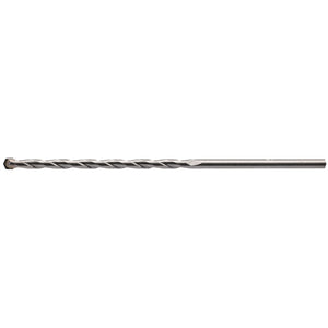 A Draper Masonry Drill Bit, 5 x 150mm - MD12PB, featuring a tungsten carbide single metal composition with a spiral fluted design and a pointed tip, shown against a white background.