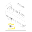 Exploded view diagram of a mechanical assembly with labeled parts, including a cylindrical component and various smaller components. A highlighted section in the bottom left corner features an additional diagram of the AGCO Seal Kit - 3973981M1 for reference.