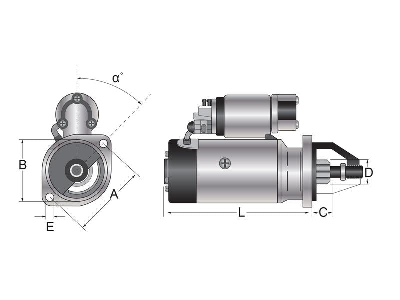Mahle Starter Motor - 12V, 1.8Kw (Mahle) [BRANDSAVE] | S.39900 - Product Image 2