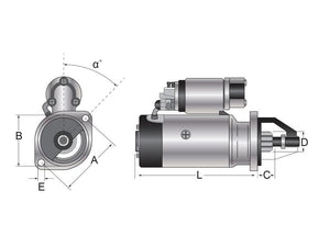 Mahle Starter Motor - 12V, 1.8Kw (Mahle) [BRANDSAVE] | S.39900 - Product Image 2